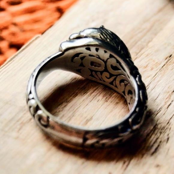 Sterling Silver Cat Ring - Picture 2 of 2